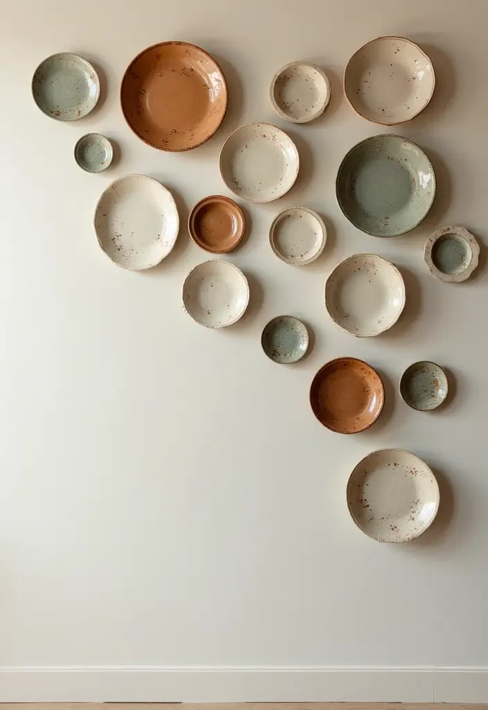 27 Creative Home Decor Ideas Using Ceramic Plates 1 27 Creative Home Decor Ideas Using Ceramic Plates - 1. Create a Stunning Plate Wall Art