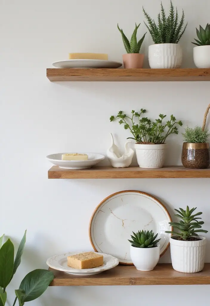 27 Creative Home Decor Ideas Using Ceramic Plates 52 27 Creative Home Decor Ideas Using Ceramic Plates - 14. Style Your Bathroom with Plate Displays