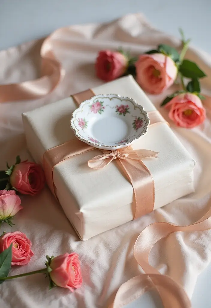 27 Creative Home Decor Ideas Using Ceramic Plates 86 27 Creative Home Decor Ideas Using Ceramic Plates - 24. Use Plates for Gift Wrapping