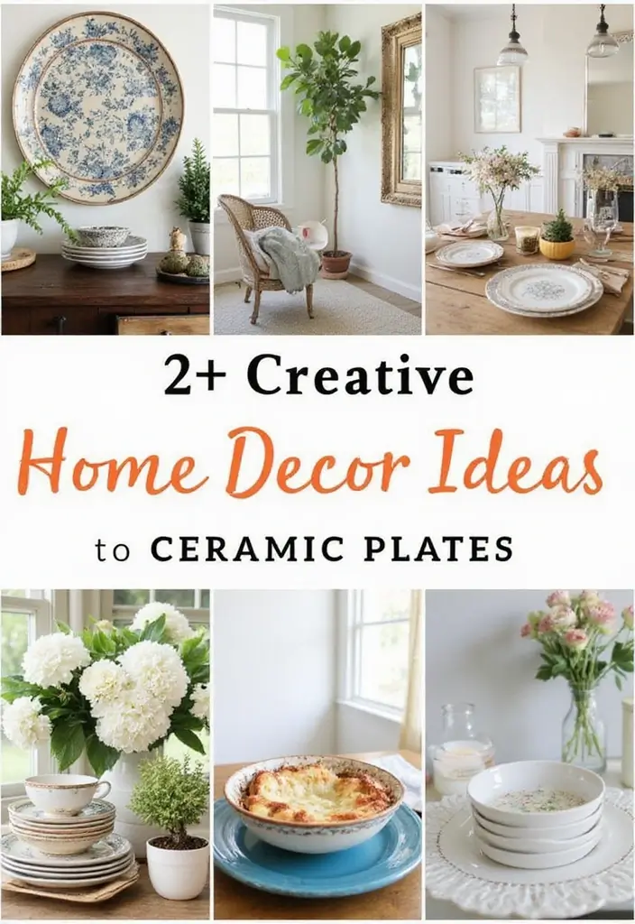 27 Creative Home Decor Ideas Using Ceramic Plates 96 27 Creative Home Decor Ideas Using Ceramic Plates - Conclusion