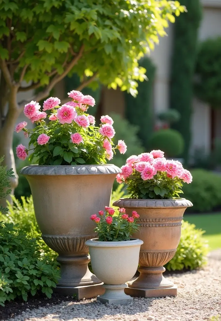 27 Outdoor Ceramic Decor Inspirations To Elevate Your Garden 102 27 Outdoor Ceramic Decor Inspirations To Elevate Your Garden - 16. Stylish Urns