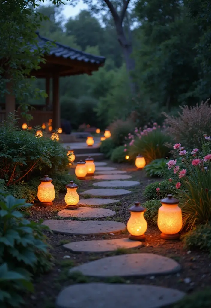 27 Outdoor Ceramic Decor Inspirations To Elevate Your Garden 128 27 Outdoor Ceramic Decor Inspirations To Elevate Your Garden - 22. Enchanting Lanterns