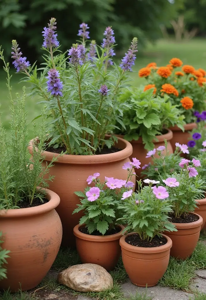 27 Outdoor Ceramic Decor Inspirations To Elevate Your Garden 130 27 Outdoor Ceramic Decor Inspirations To Elevate Your Garden - 24. Terracotta Classics