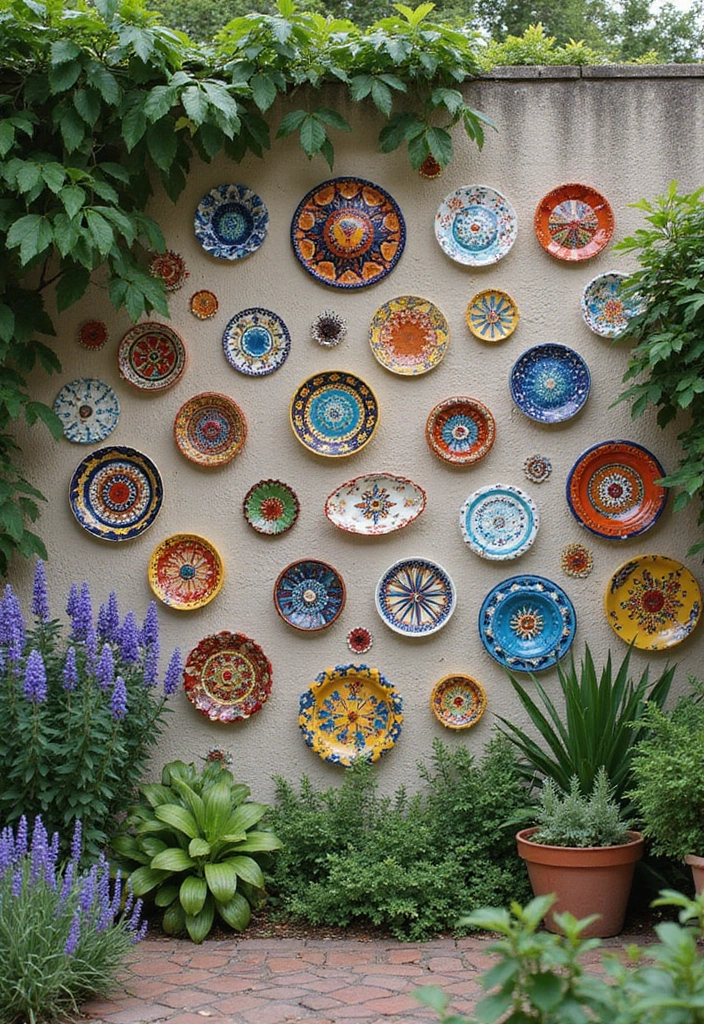 27 Outdoor Ceramic Decor Inspirations To Elevate Your Garden 41 27 Outdoor Ceramic Decor Inspirations To Elevate Your Garden - 7. Decorative Wall Hangings