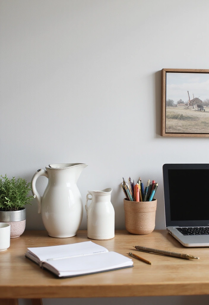 27 Vintage Ceramic Jug Decor Ideas That Never Go Out Of Style 56 27 Vintage Ceramic Jug Decor Ideas That Never Go Out Of Style - 22. Home Office Inspiration