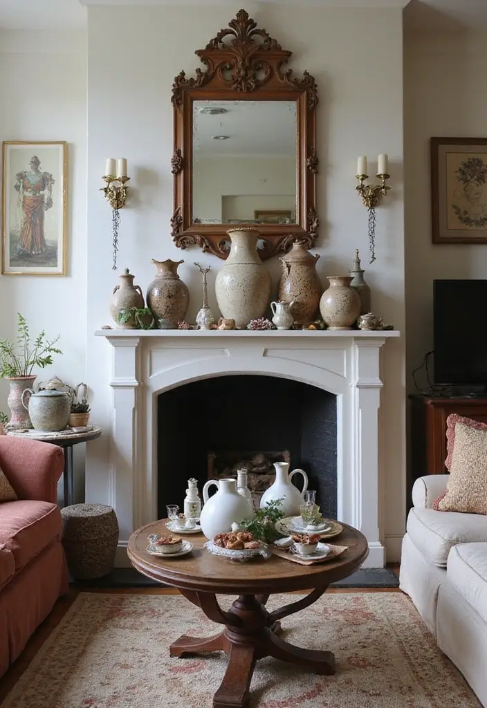 27 Vintage Ceramic Jug Decor Ideas That Never Go Out Of Style 22 27 Vintage Ceramic Jug Decor Ideas That Never Go Out Of Style - 8. Living Room Touches