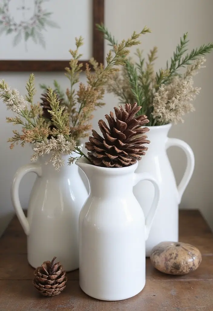 27 Vintage Ceramic Jug Decor Ideas That Never Go Out Of Style 25 27 Vintage Ceramic Jug Decor Ideas That Never Go Out Of Style - 9. Seasonal Decor