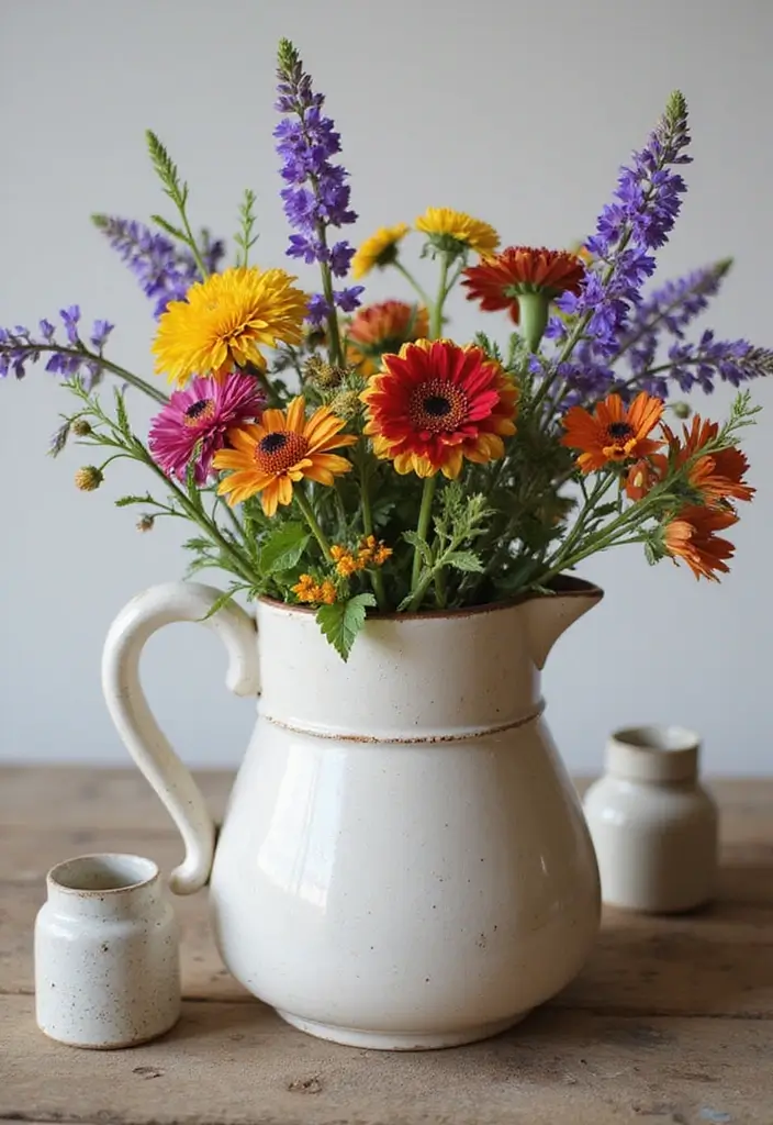 28 Antique Ceramic Jug Decor Ideas For Classic Homes 29 28 Antique Ceramic Jug Decor Ideas For Classic Homes - 15. Jugs as Flower Vases