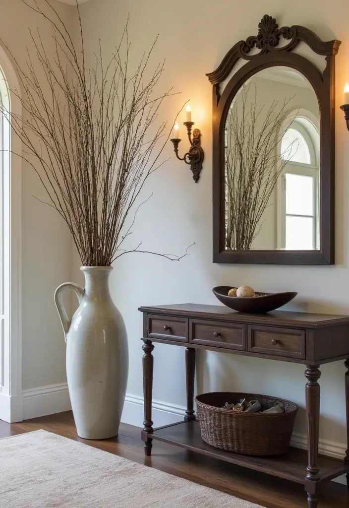 28 Antique Ceramic Jug Decor Ideas For Classic Homes 5 28 Antique Ceramic Jug Decor Ideas For Classic Homes - 5. Entryway Statement