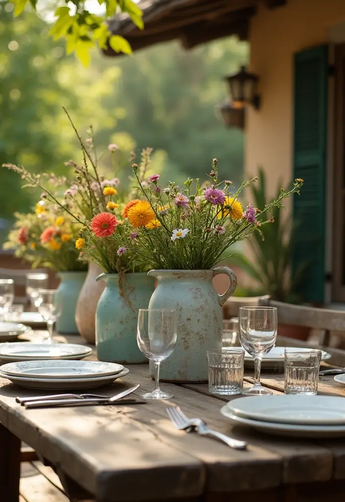 28 Antique Ceramic Jug Decor Ideas For Classic Homes 13 28 Antique Ceramic Jug Decor Ideas For Classic Homes - 7. Nature-Inspired Outdoor Decor