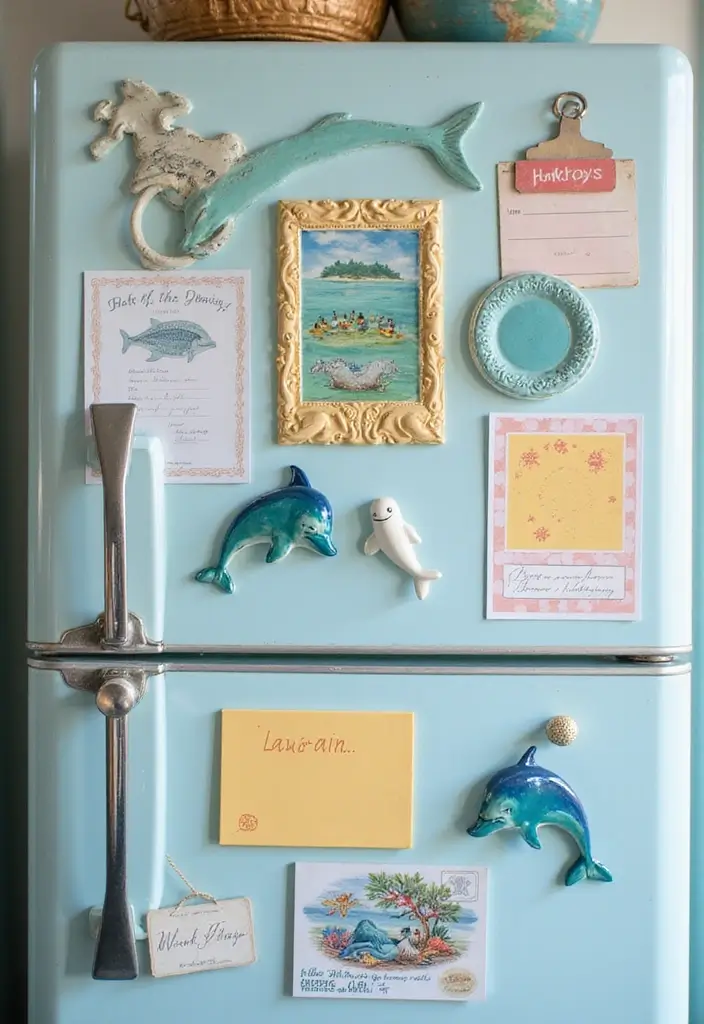 28 Ceramic Dolphin Decor Ideas Perfect For Coastal Themes 31 28 Ceramic Dolphin Decor Ideas Perfect For Coastal Themes - 15. Dolphin-themed Magnets
