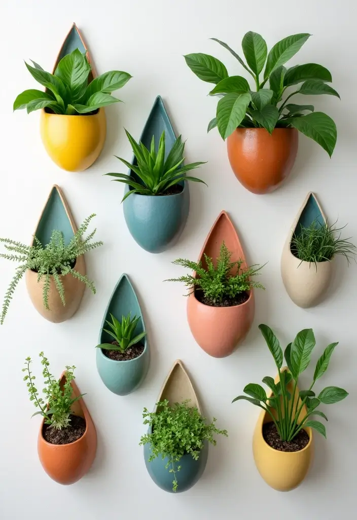 28 Handmade Ceramic Decor Inspirations From Local Artisans 16 28 Handmade Ceramic Decor Inspirations From Local Artisans - 8. Artistic Wall Planters