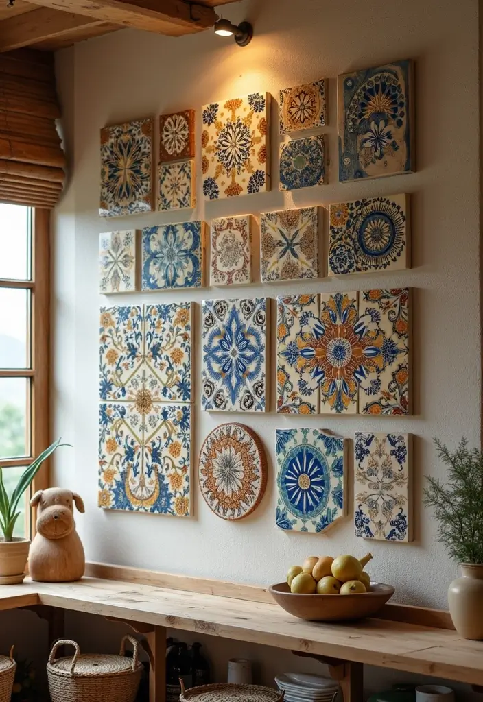 28 Italian Ceramic Home Decor Ideas Full Of Mediterranean Style 30 28 Italian Ceramic Home Decor Ideas Full Of Mediterranean Style - 10. Handmade Tile Art