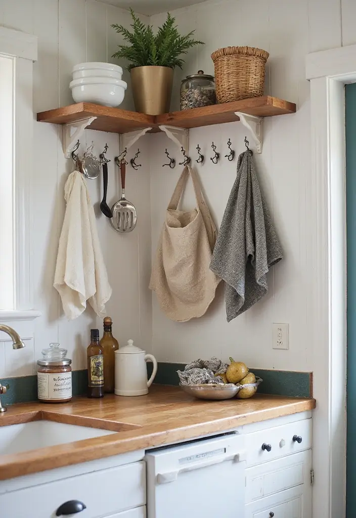 28 Vintage Ceramic Goose Decor Ideas For Farmhouse Lovers 24 28 Vintage Ceramic Goose Decor Ideas For Farmhouse Lovers - 10. Goose Wall Hooks for Utensils