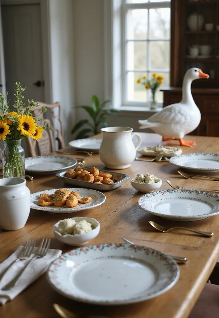 28 Vintage Ceramic Goose Decor Ideas For Farmhouse Lovers 25 28 Vintage Ceramic Goose Decor Ideas For Farmhouse Lovers - 11. Goose Pottery for Serving
