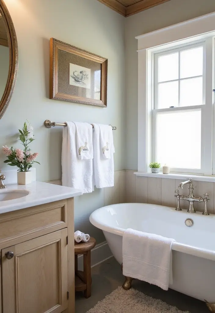 28 Vintage Ceramic Goose Decor Ideas For Farmhouse Lovers 38 28 Vintage Ceramic Goose Decor Ideas For Farmhouse Lovers - 17. Goose-Themed Bathroom Decor