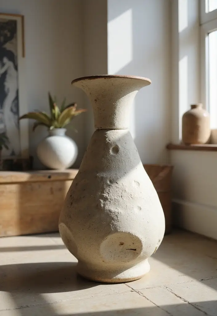 28 Vintage Ceramic Vase Decor Inspirations That Inspire Collectors - 24. Artistic Sculptural Vases