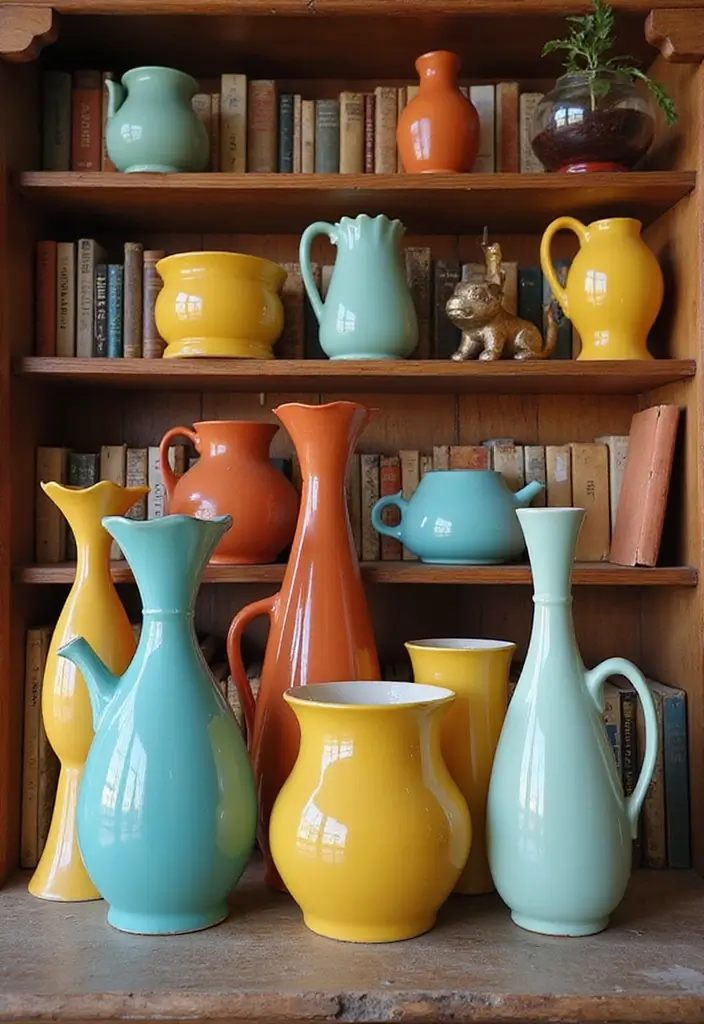 28 Vintage Ceramic Vase Decor Inspirations That Inspire Collectors - 8. Quirky Shaped Vases for Unique Decor