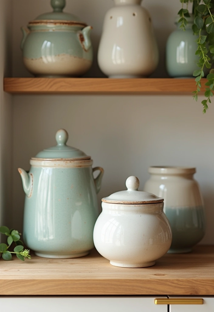 28 Vintage Kitchen Decor Ideas Featuring Ceramic Collectibles 37 28 Vintage Kitchen Decor Ideas Featuring Ceramic Collectibles - 11. Decorative Ceramic Canisters