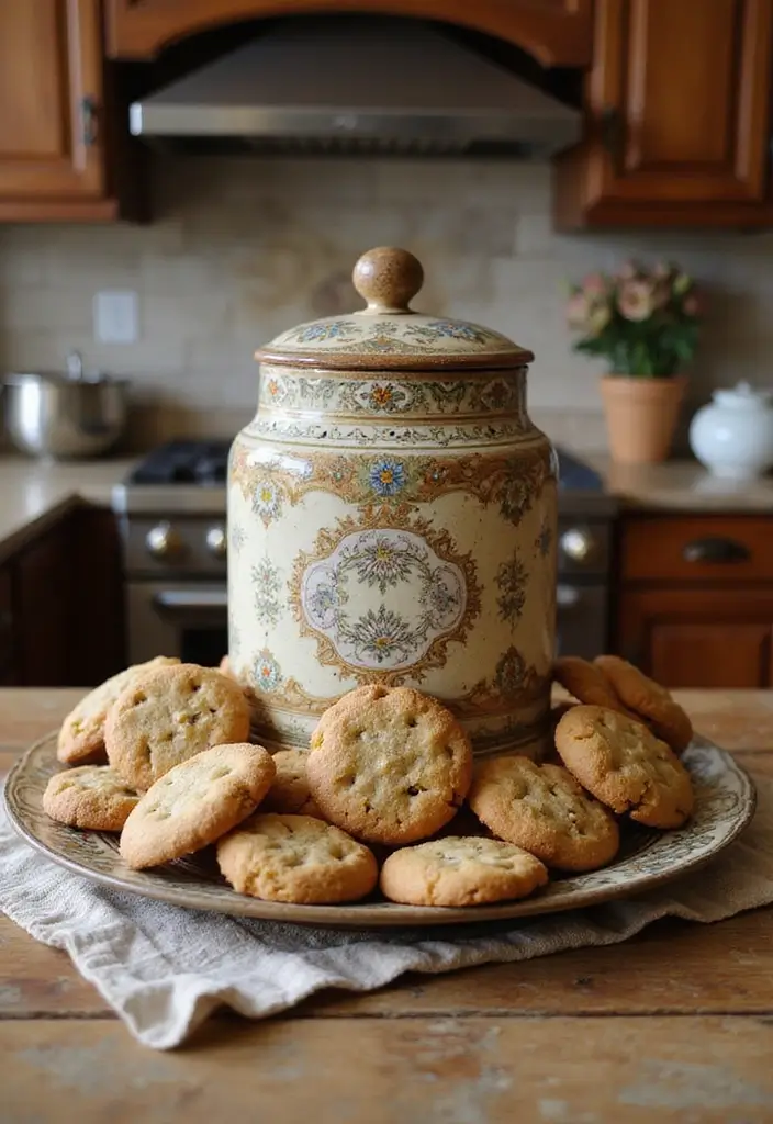 28 Vintage Kitchen Decor Ideas Featuring Ceramic Collectibles 10 28 Vintage Kitchen Decor Ideas Featuring Ceramic Collectibles - 4. Antique Cookie Jars