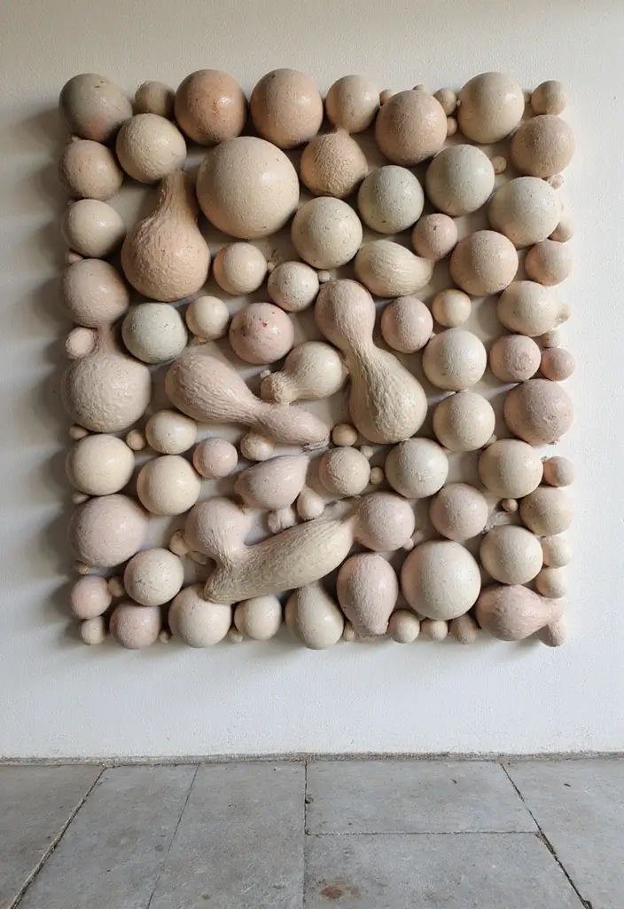 29 Ceramic Balls Decor Ideas That Add Texture And Character - 12. Artistic Wall Displays