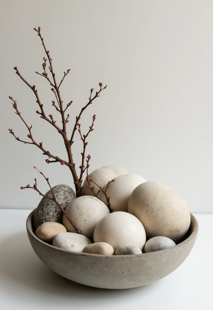 29 Ceramic Balls Decor Ideas That Add Texture And Character - 19. Incorporating Nature