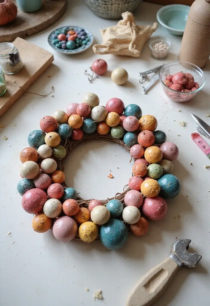 29 Ceramic Balls Decor Ideas That Add Texture And Character - 21. Incorporating Ceramic Balls in DIY Projects