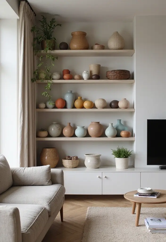29 Ceramic Balls Decor Ideas That Add Texture And Character - 22. Showcasing Collections