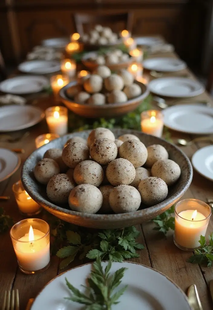 29 Ceramic Balls Decor Ideas That Add Texture And Character - 5. Table Centerpieces with Distinction