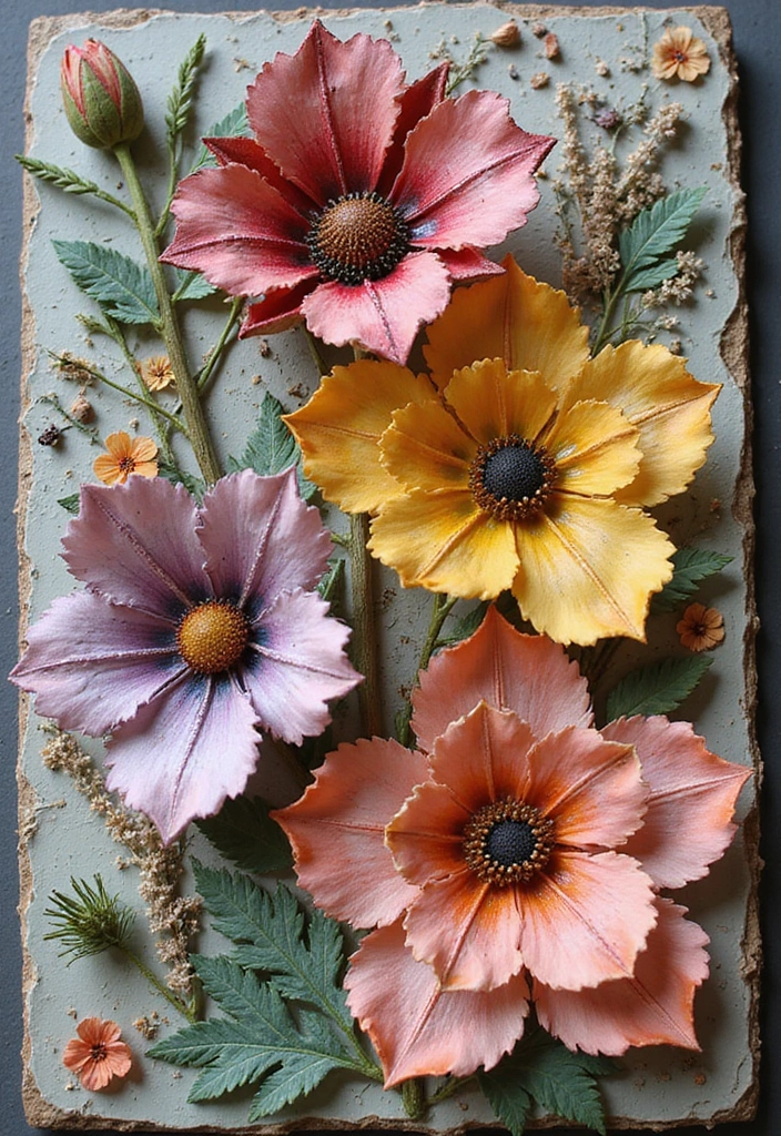 29 Ceramic Flowers Wall Decor Ideas To Brighten Your Home 33 29 Ceramic Flowers Wall Decor Ideas To Brighten Your Home - 13. Artistic Expression