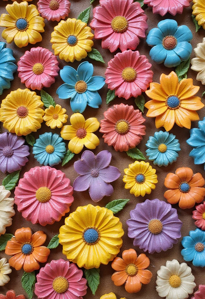 29 Ceramic Flowers Wall Decor Ideas To Brighten Your Home 41 29 Ceramic Flowers Wall Decor Ideas To Brighten Your Home - 17. Eclectic Fusion