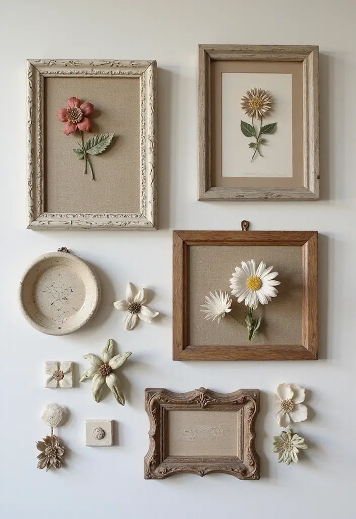 29 Ceramic Flowers Wall Decor Ideas To Brighten Your Home 54 29 Ceramic Flowers Wall Decor Ideas To Brighten Your Home - 24. Hybrid Wall Decor