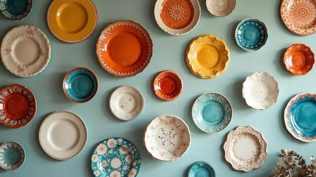 29 Ceramic Plate Decor Inspirations To Personalize Your Walls