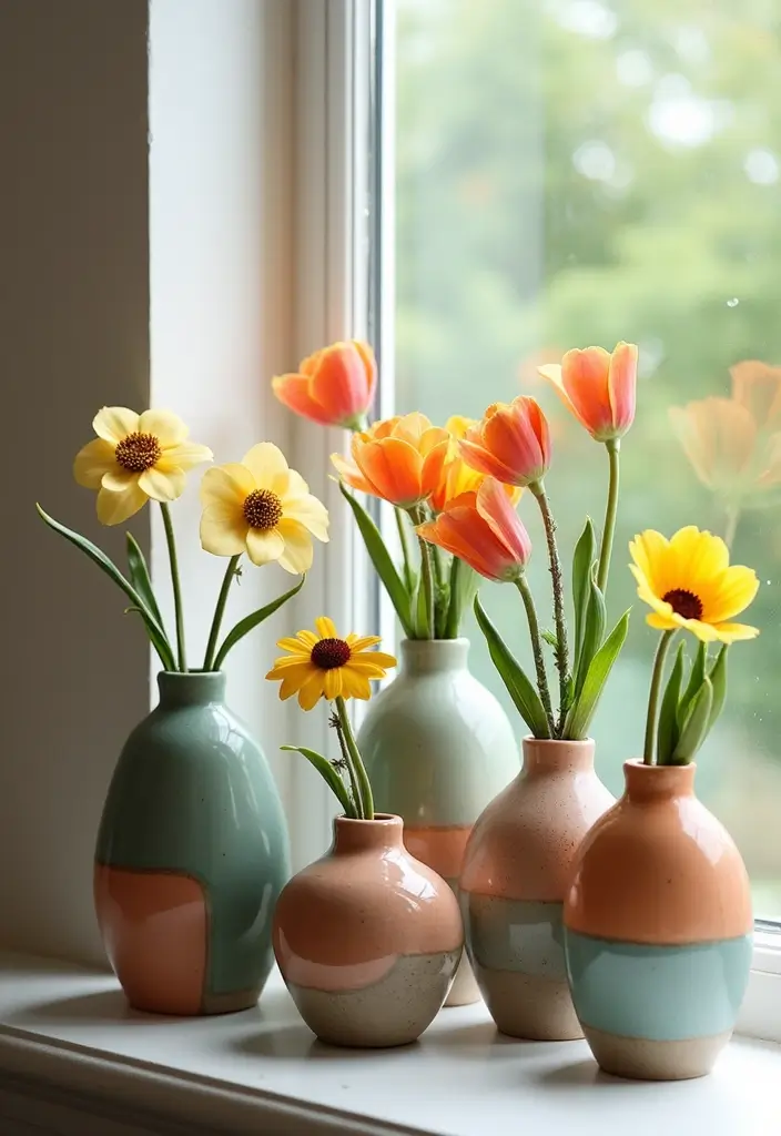 29 Home Decor Ceramic Projects Anyone Can Try 50 29 Home Decor Ceramic Projects Anyone Can Try - 12. Flower Vases
