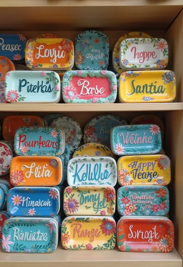 29 Home Decor Ceramic Projects Anyone Can Try 70 29 Home Decor Ceramic Projects Anyone Can Try - 18. Personalized Name Plates
