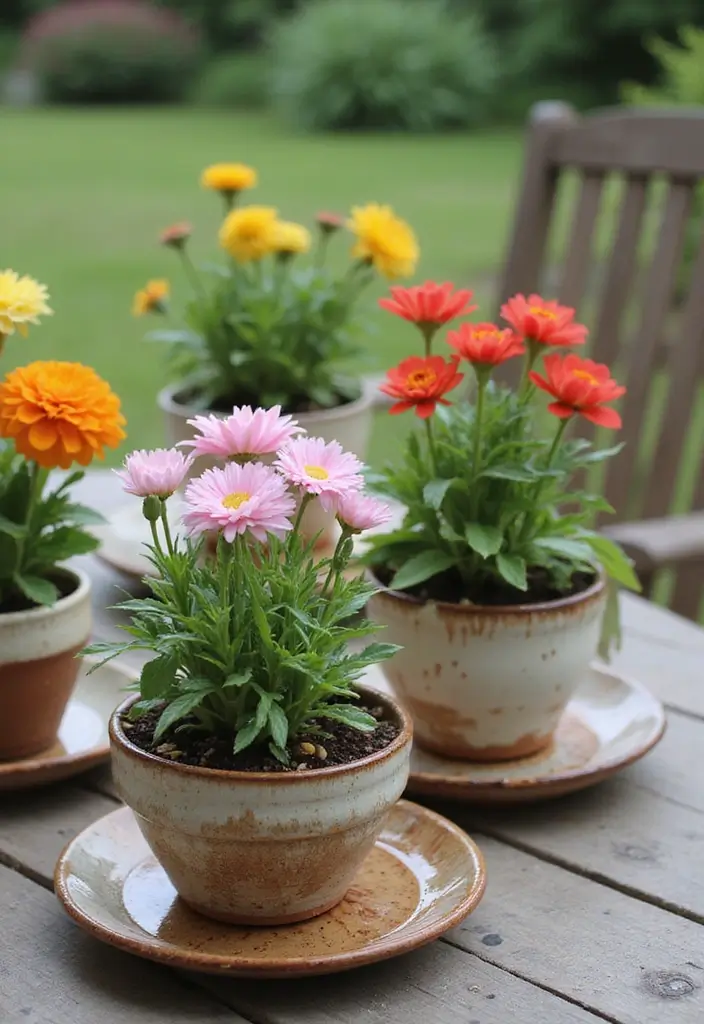 29 Home Decor Ceramic Projects Anyone Can Try 71 29 Home Decor Ceramic Projects Anyone Can Try - 19. Flower Pots with Drip Trays