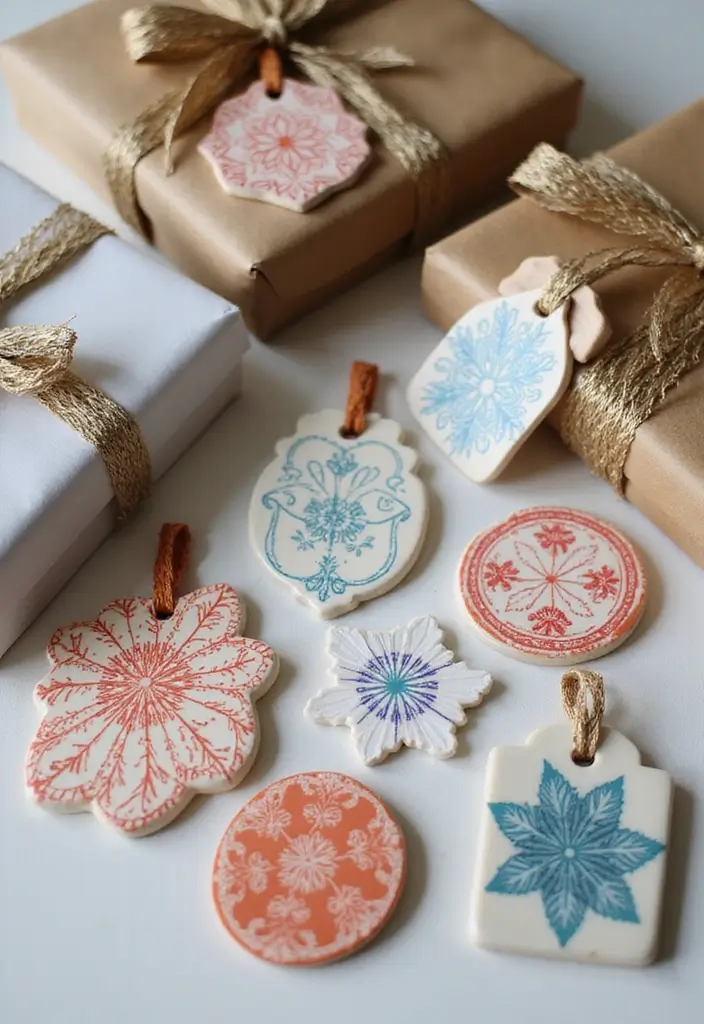 29 Home Decor Ceramic Projects Anyone Can Try 73 29 Home Decor Ceramic Projects Anyone Can Try - 21. Personalized Gift Tags