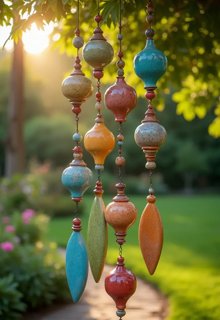 29 Home Decor Ceramic Projects Anyone Can Try 87 29 Home Decor Ceramic Projects Anyone Can Try - 29. Decorative Wind Chimes