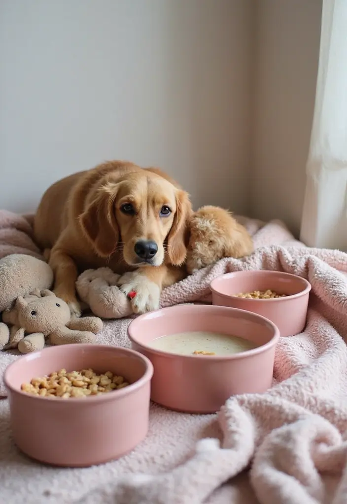 29 Pink Ceramic Decor Ideas That Feel Soft And Elegant - 15. Pink Ceramic Pet Bowls