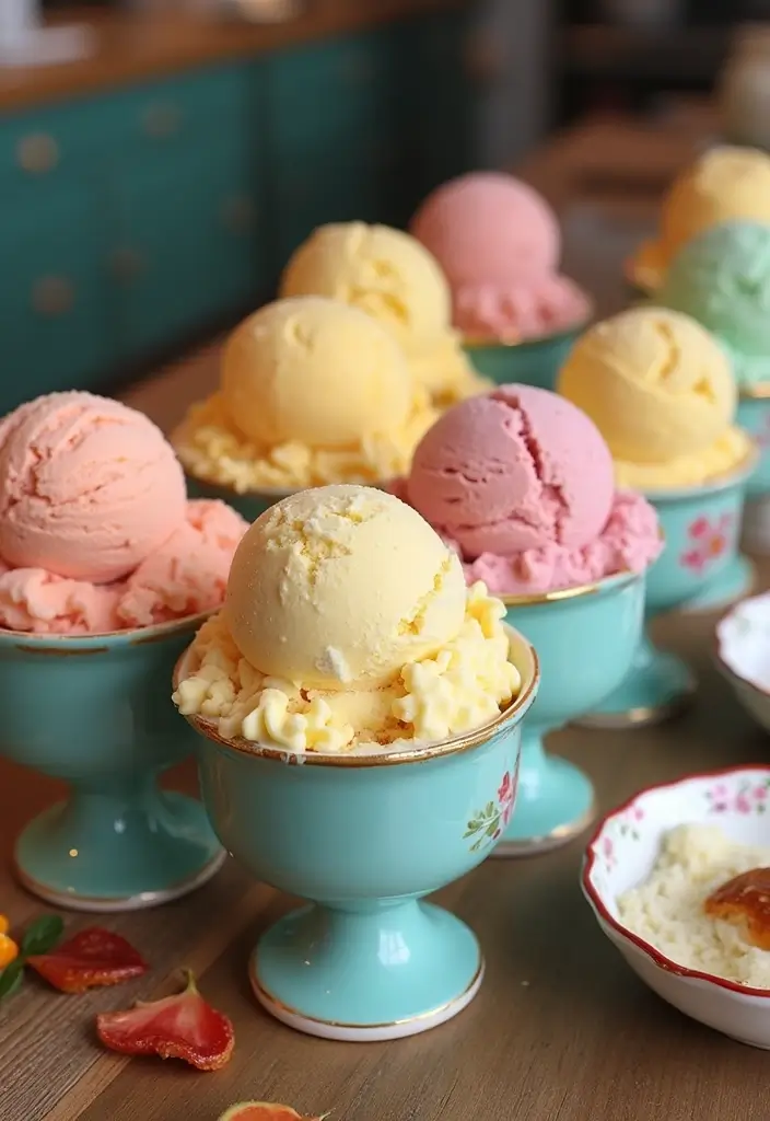 29 Vintage Ceramic Kitchen Decor Ideas With Nostalgic Charm 92 29 Vintage Ceramic Kitchen Decor Ideas With Nostalgic Charm - 24. Unique Ceramic Ice Cream Bowls
