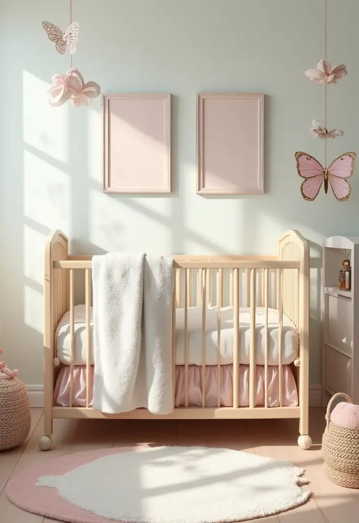 30+ Ceramic Butterfly Decor Ideas For Whimsical Charm 41 30+ Ceramic Butterfly Decor Ideas For Whimsical Charm - 19. Butterfly-Themed Baby Nursery Decor