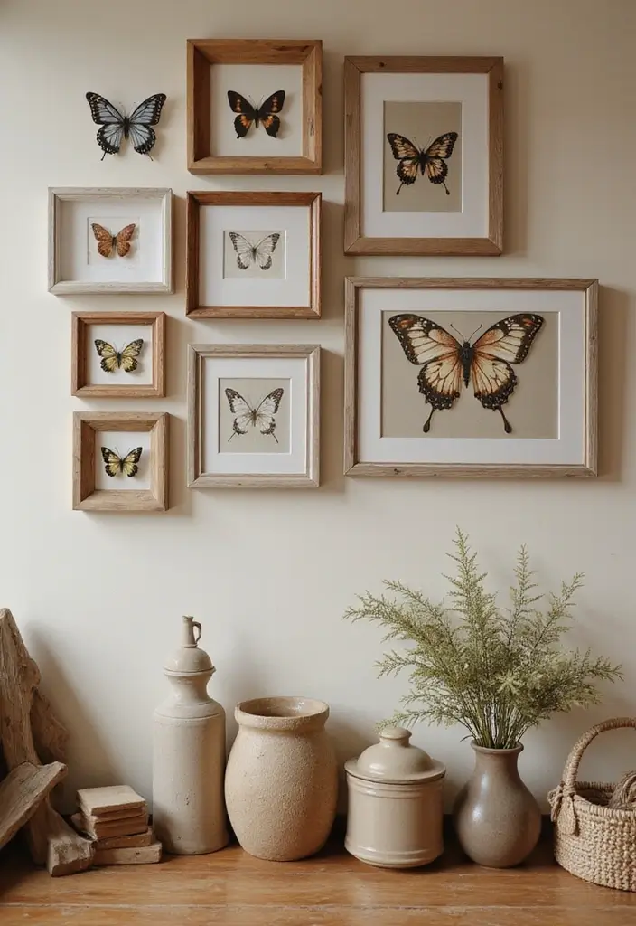 30+ Ceramic Butterfly Decor Ideas For Whimsical Charm 48 30+ Ceramic Butterfly Decor Ideas For Whimsical Charm - 24. Butterfly-Themed Picture Frames