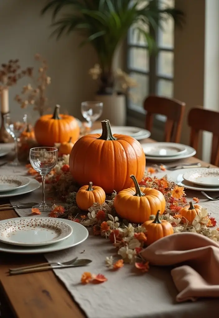 30 Ceramic Pumpkin Decor Ideas For Cozy Seasonal Styling 64 30 Ceramic Pumpkin Decor Ideas For Cozy Seasonal Styling - 10. Pumpkin Centerpieces