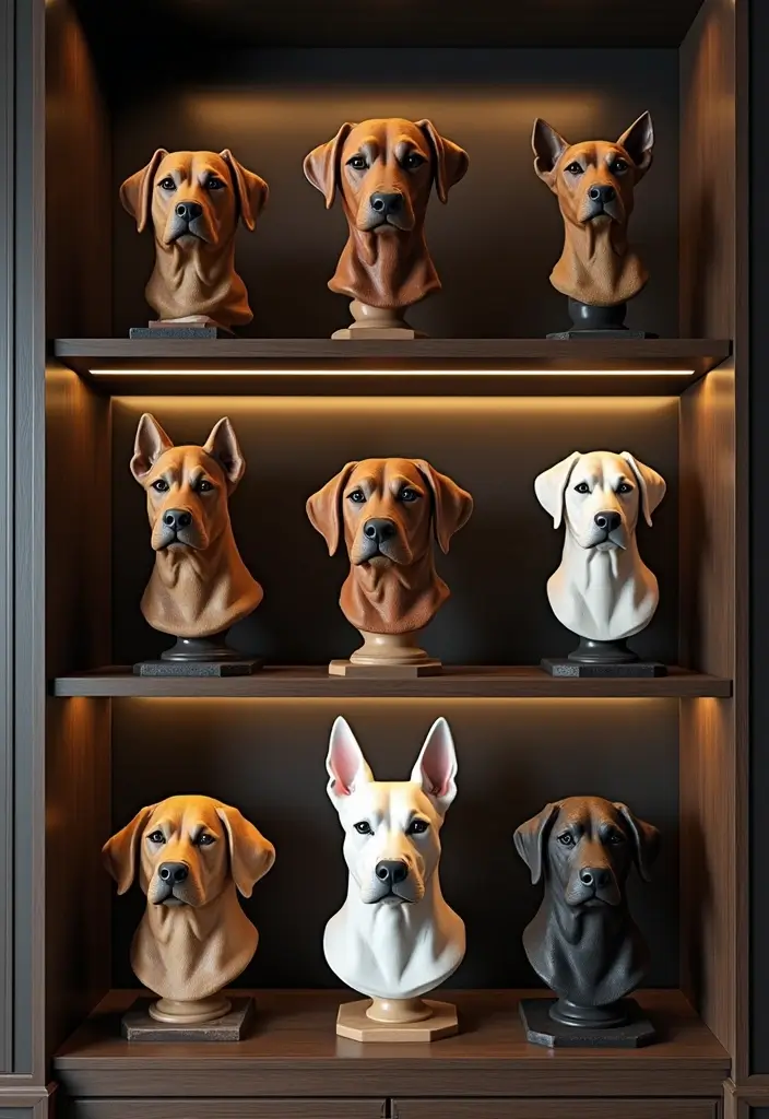 30+ Charming Vintage Ceramic Dog Decor Ideas 30 30+ Charming Vintage Ceramic Dog Decor Ideas - 10. Unique Dog Breed Busts