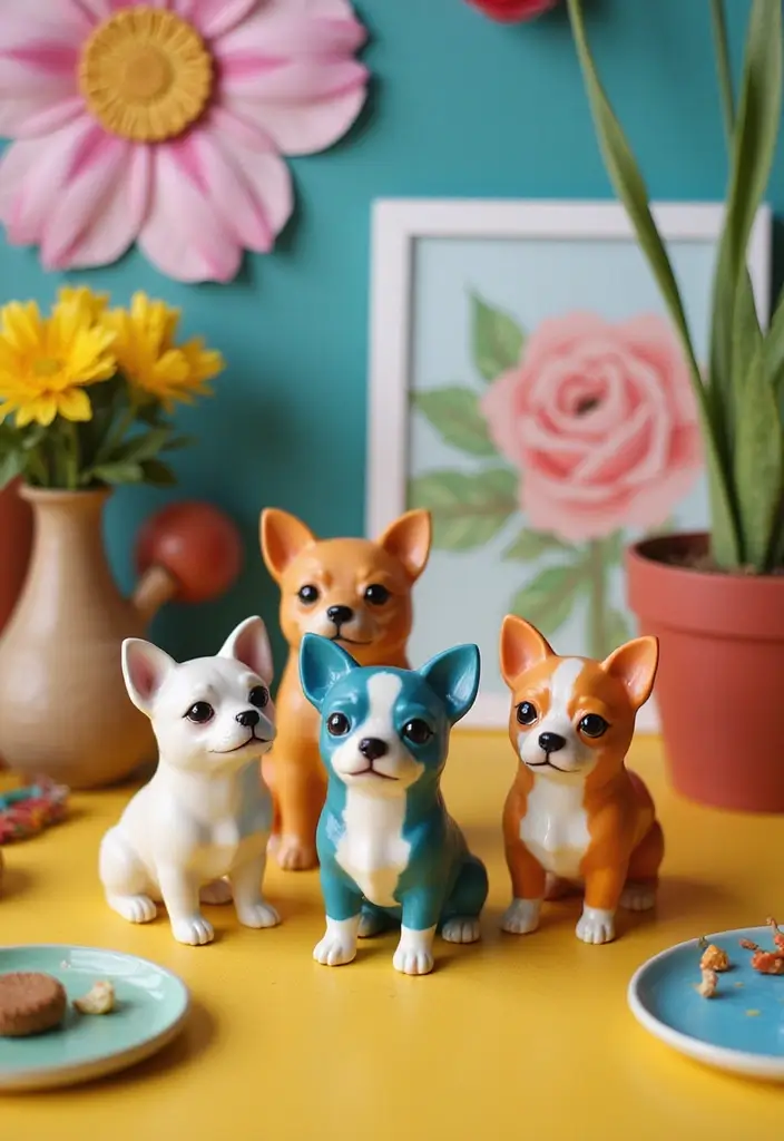 30+ Charming Vintage Ceramic Dog Decor Ideas 13 30+ Charming Vintage Ceramic Dog Decor Ideas - 5. Charming Chihuahua Collectibles