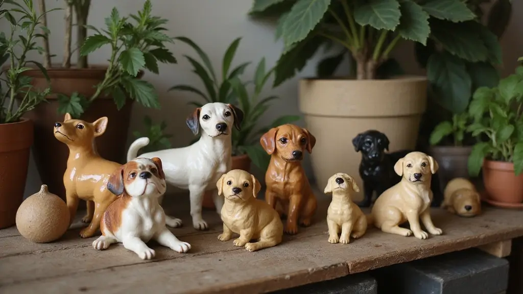30+ Charming Vintage Ceramic Dog Decor Ideas