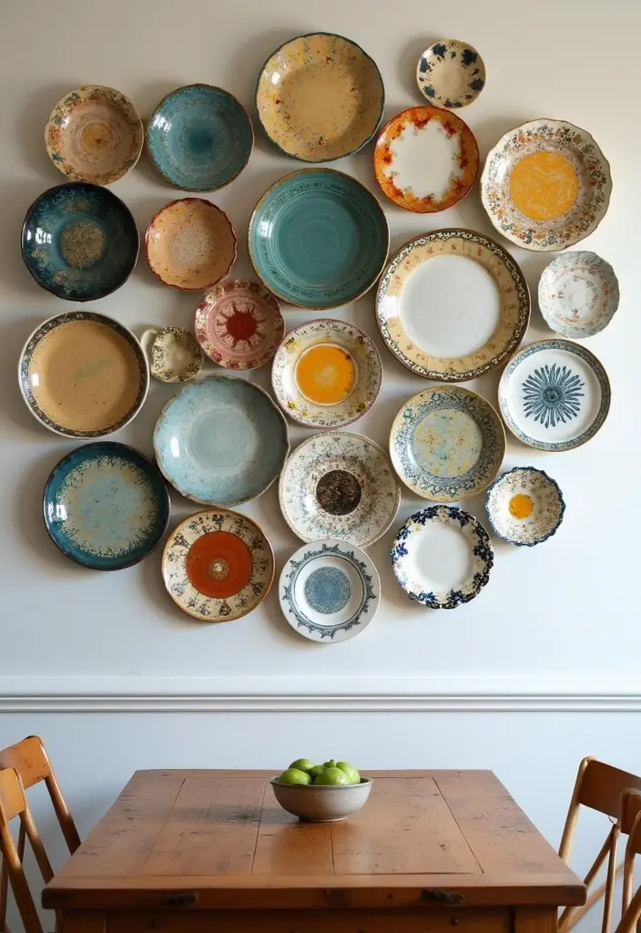 30 Home Decor Ideas With Ceramic Plates That Elevate Your Dining Space 26 30 Home Decor Ideas With Ceramic Plates That Elevate Your Dining Space - 16. Create a Ceramic Plate Gallery
