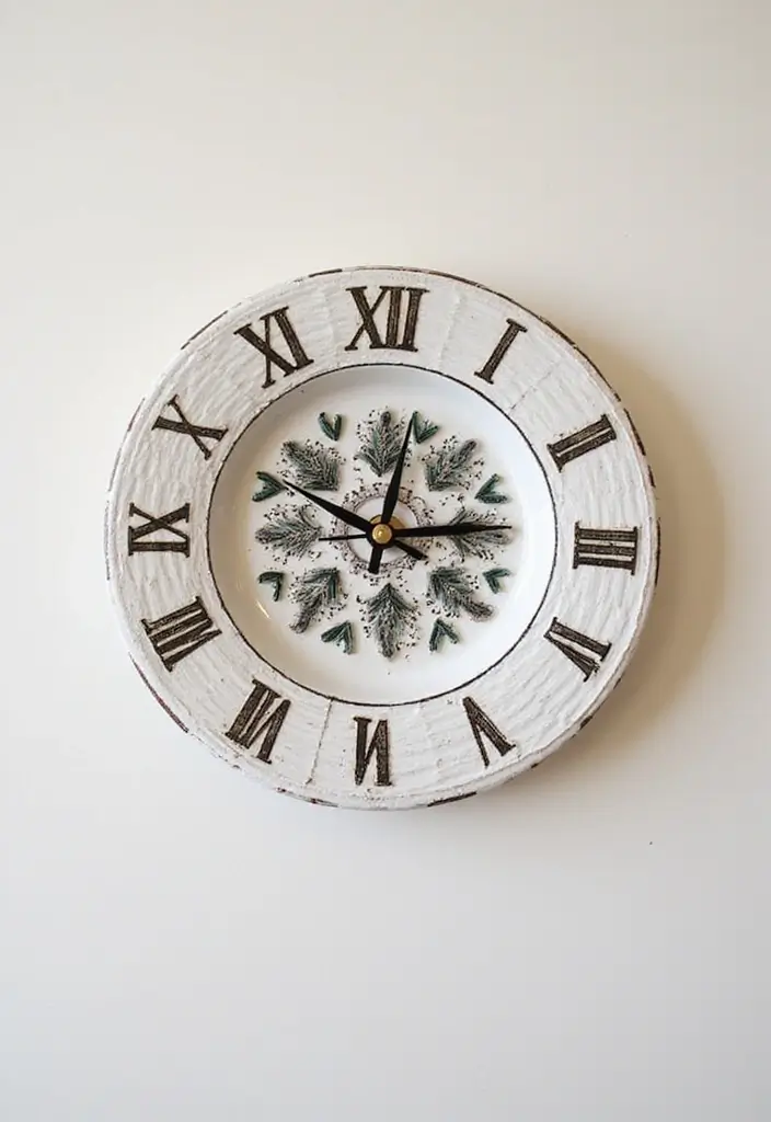 30 Home Decor Ideas With Ceramic Plates That Elevate Your Dining Space 45 30 Home Decor Ideas With Ceramic Plates That Elevate Your Dining Space - 25. Use Dishes for Wall Clocks