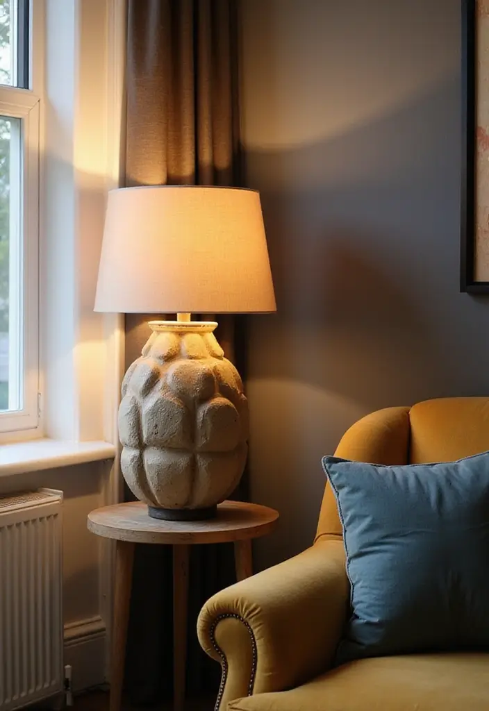 30+ MCM Ceramic Decor Inspirations For Retro Homes 18 30+ MCM Ceramic Decor Inspirations For Retro Homes - 12. Statement Ceramic Lamps