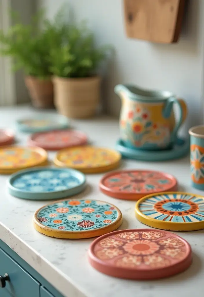 30+ MCM Ceramic Decor Inspirations For Retro Homes 33 30+ MCM Ceramic Decor Inspirations For Retro Homes - 17. Playful Trivets